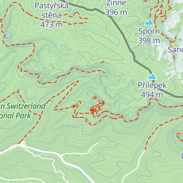 Map of Erichova věž