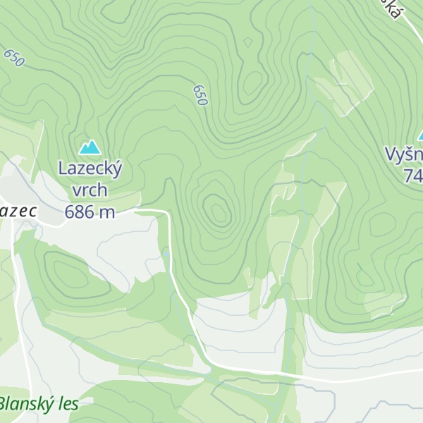 Map of Háj