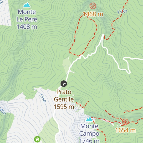 Map of Rifugio di Prato Gentile