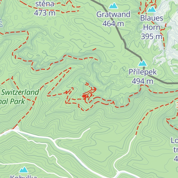 Map of Křížová věž