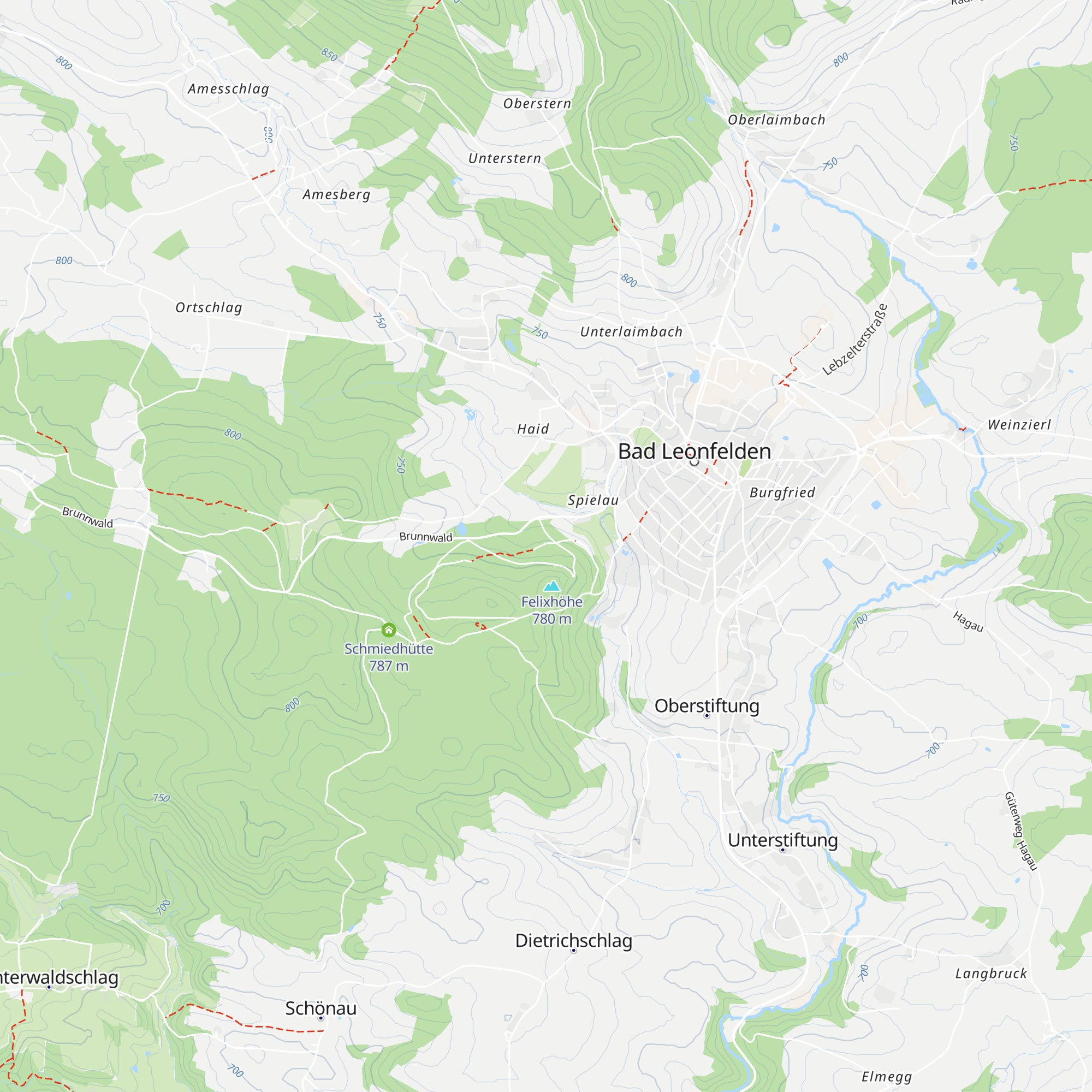 Blockhütte Fitpark map