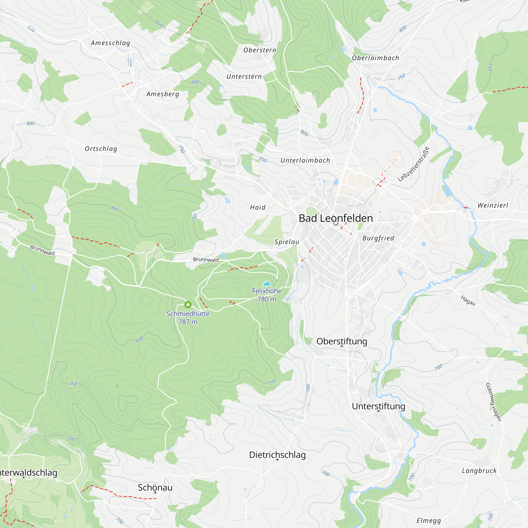 Blockhütte Fitpark map