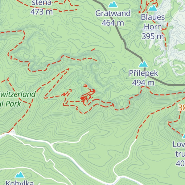 Map of Bratrský oltář