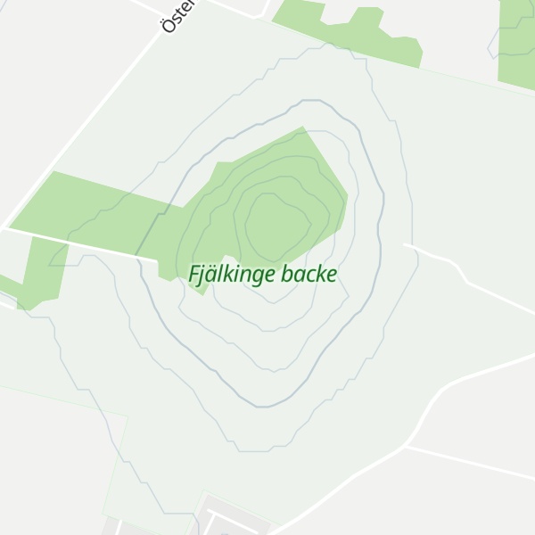 Map of Fjälkinge Backe