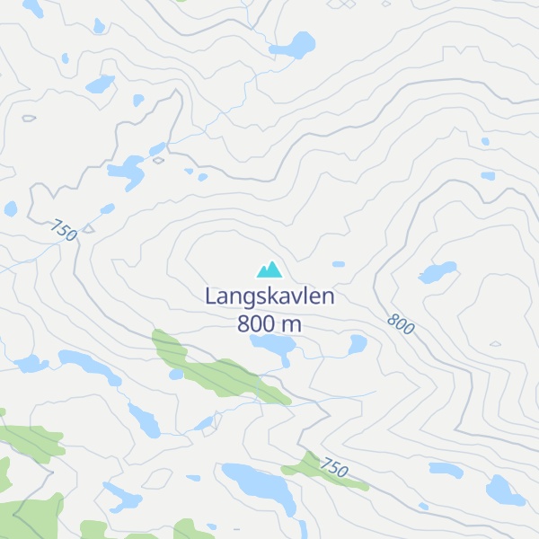 Map of Langskavlen