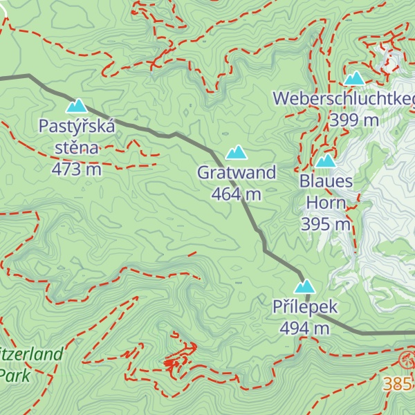 Map of Smrkový kopec