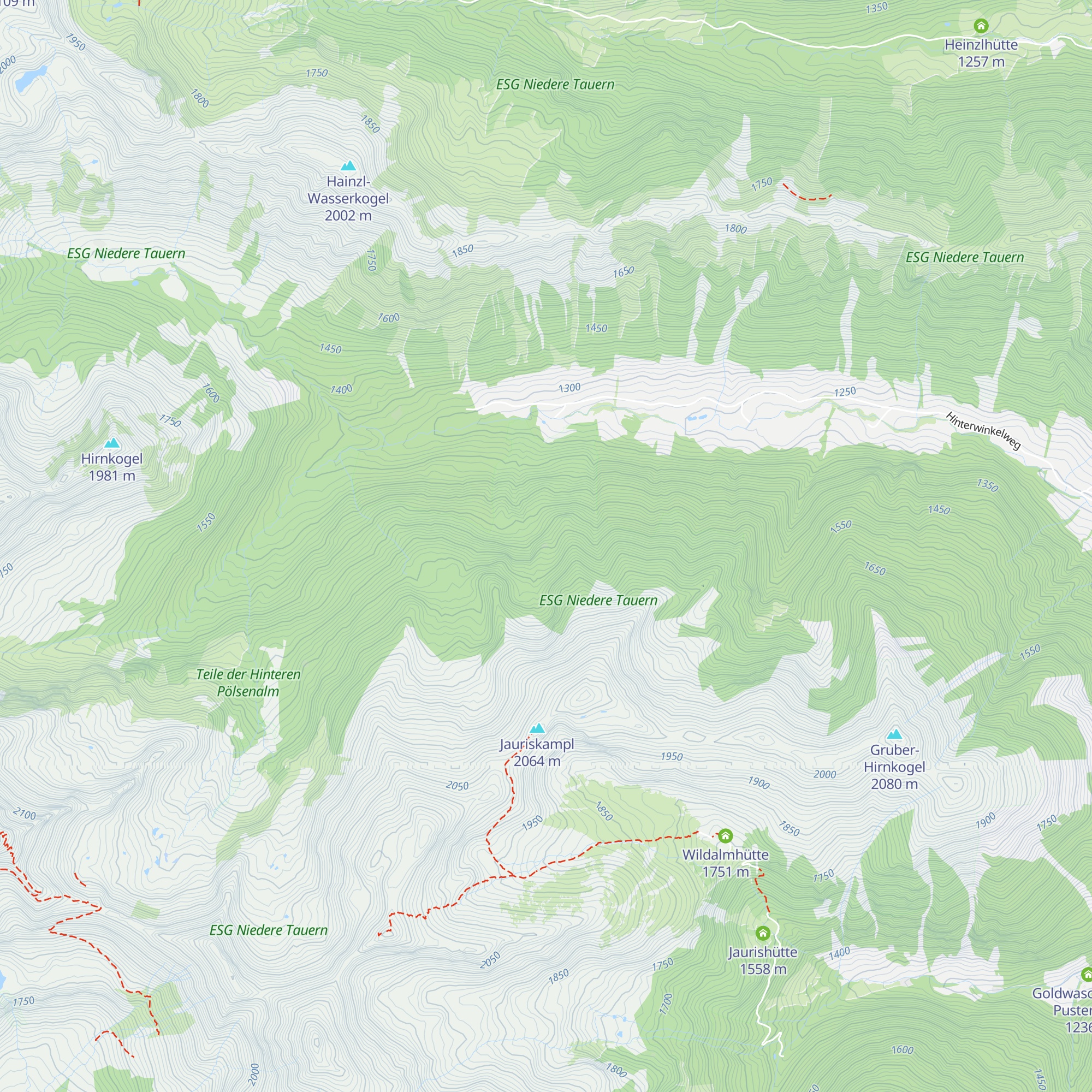 Blasbauerhütte map