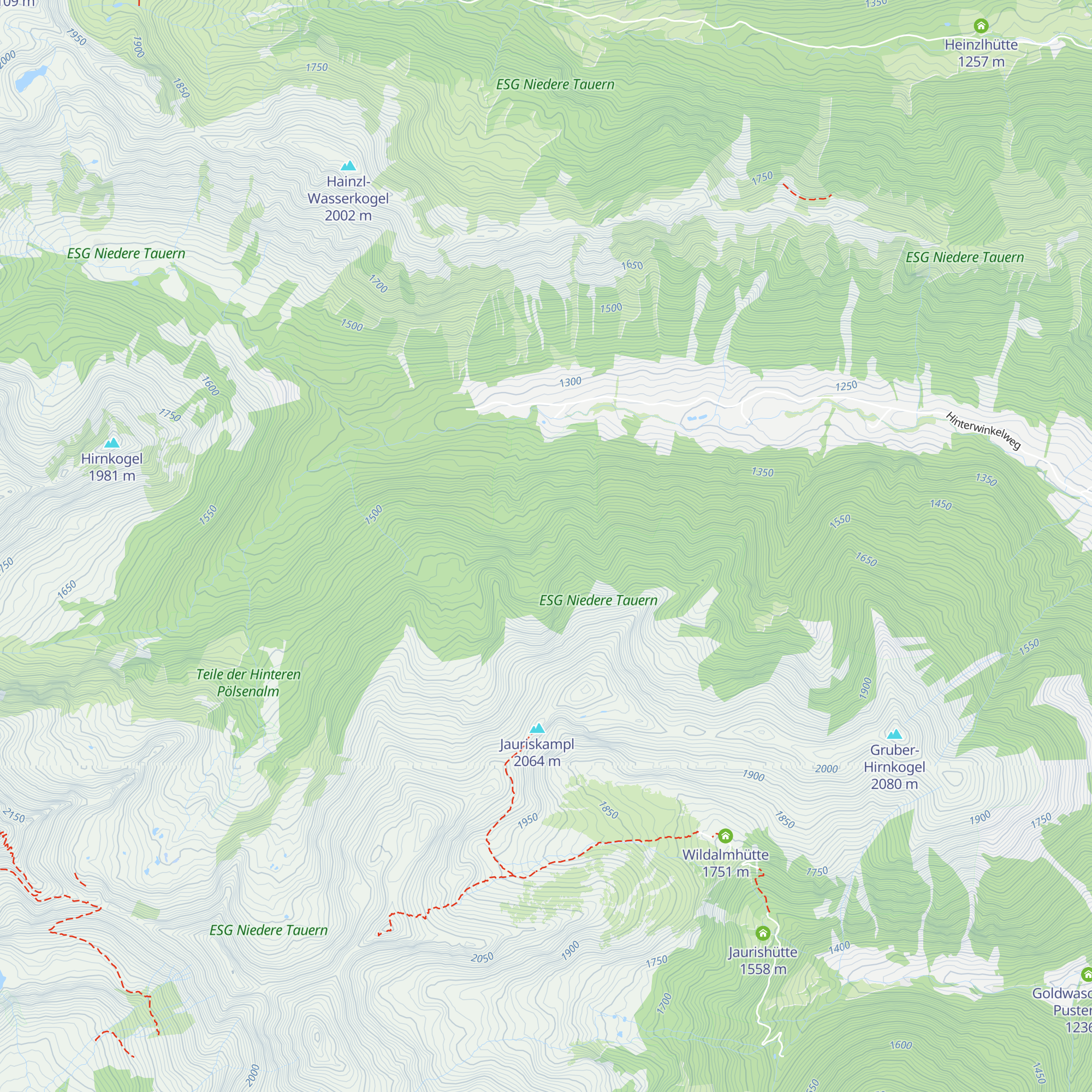 Blasbauerhütte map