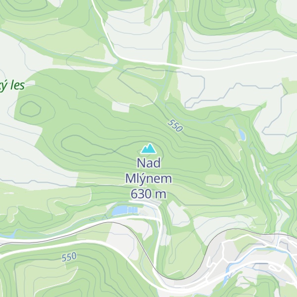 Map of Nad Mlýnem