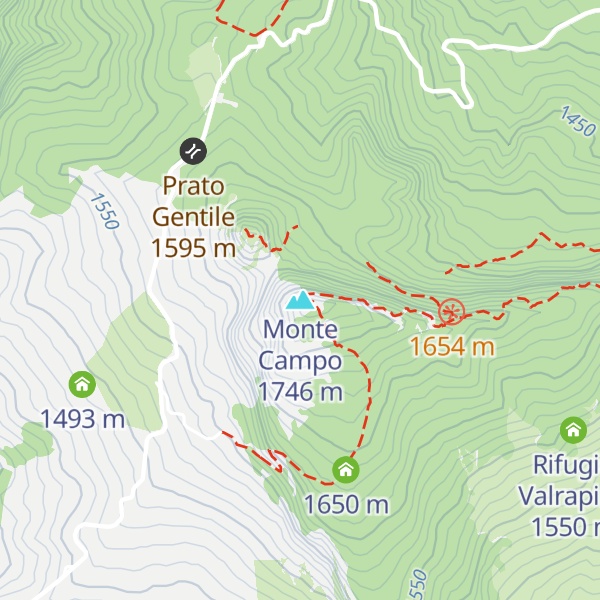 Map of Monte Campo