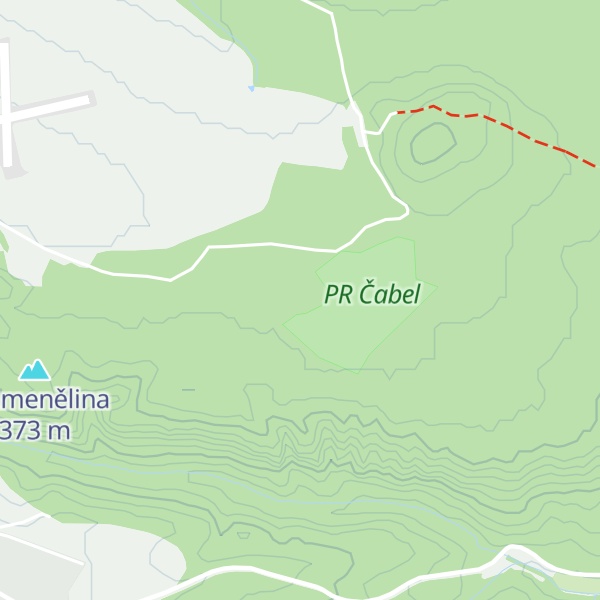 Map of Strážce tábořiště