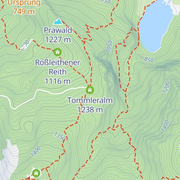 Map of Tommleralm