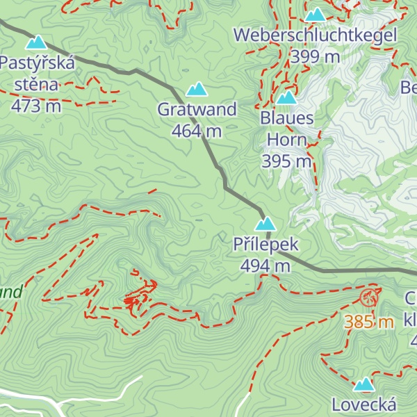 Map of Čtyřče