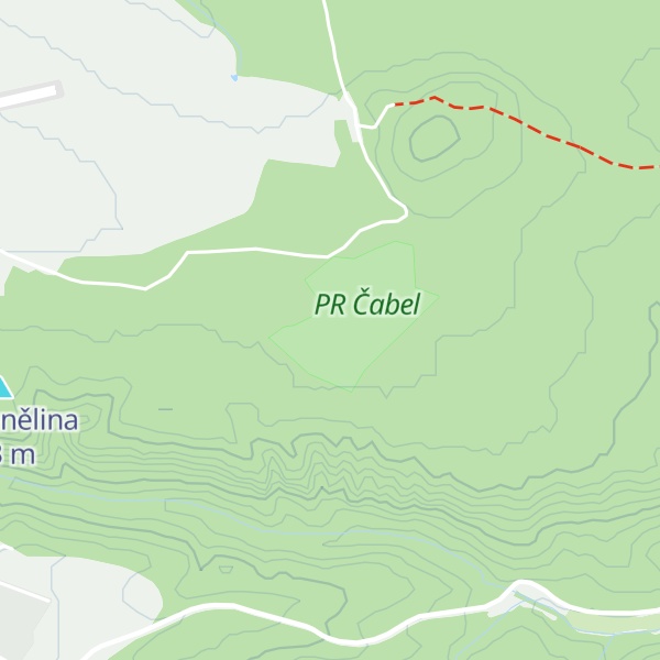 Map of Věžička