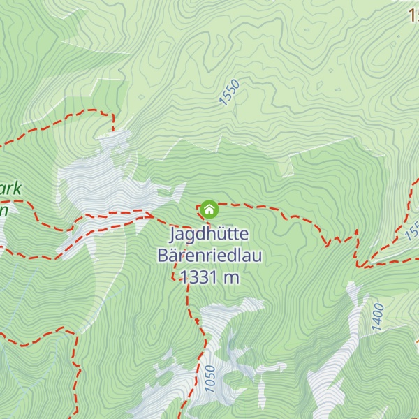 Map of Jagdhütte Bärenriedlau