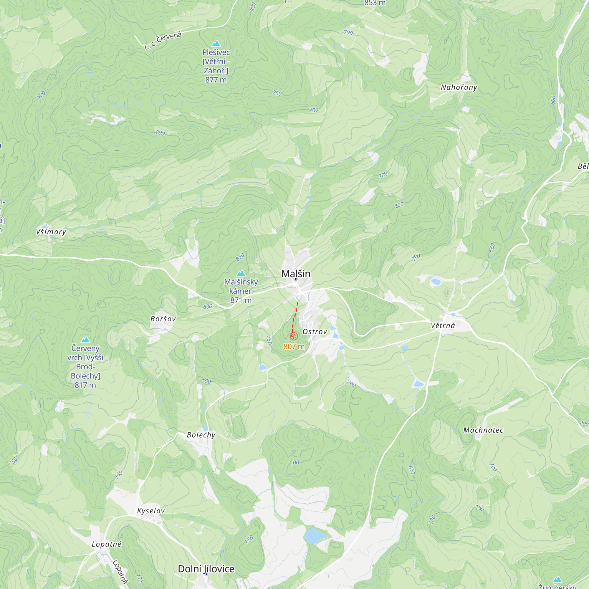 Chata Thurmberg map
