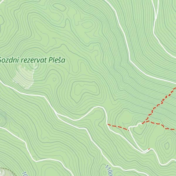 Map of Urhov grič