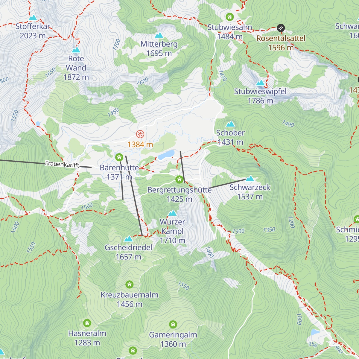 Bergrettungshütte map