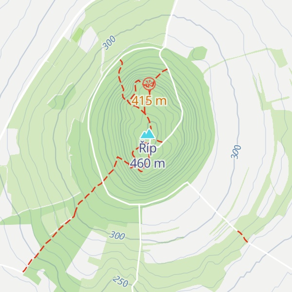 Map of Chata Říp