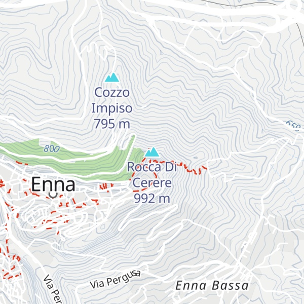 Map of Rocca Di Cerere