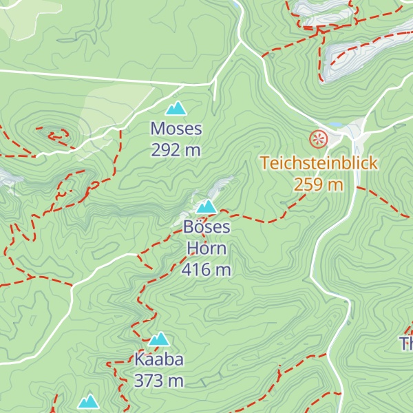 Map of Böses Horn
