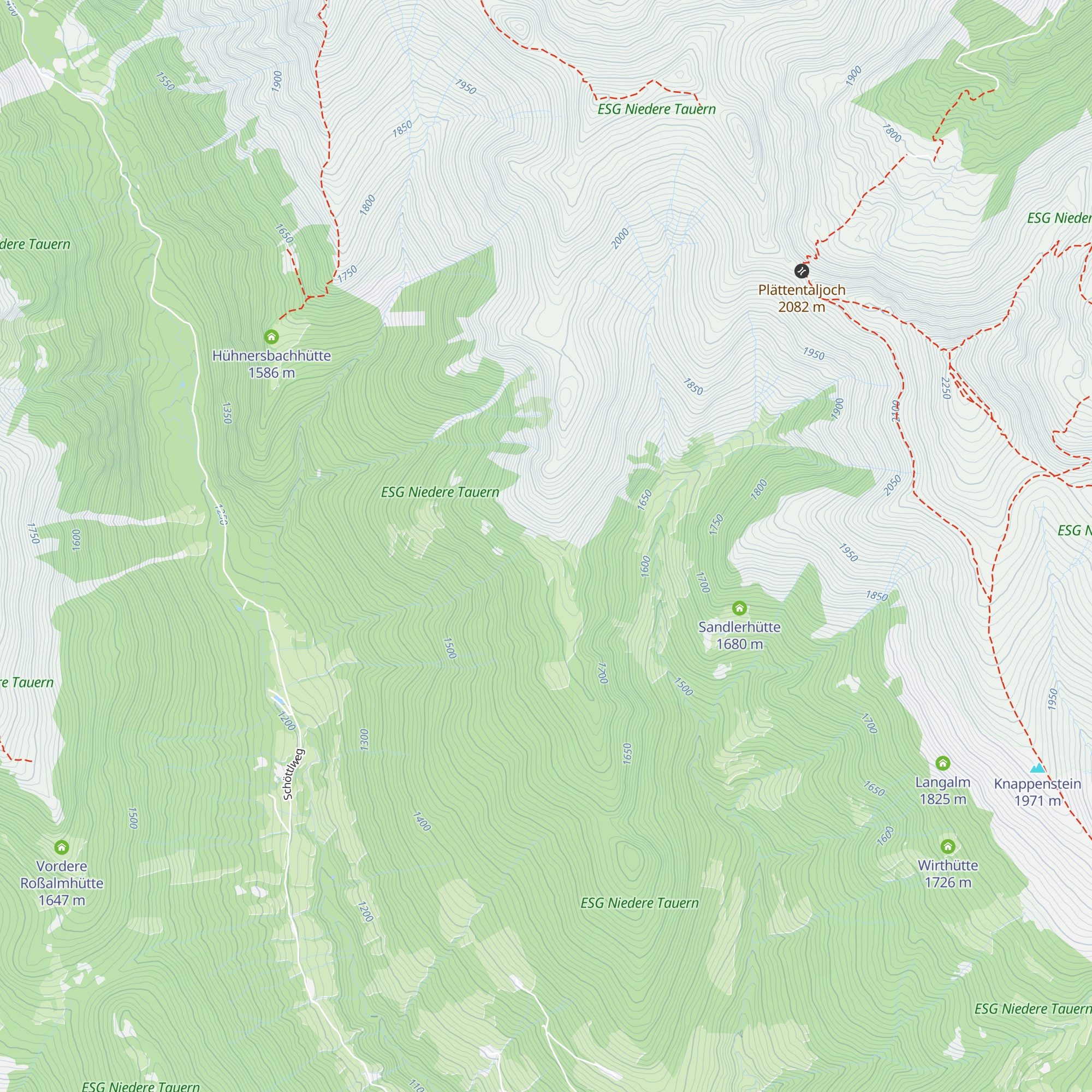 Halserhütte map