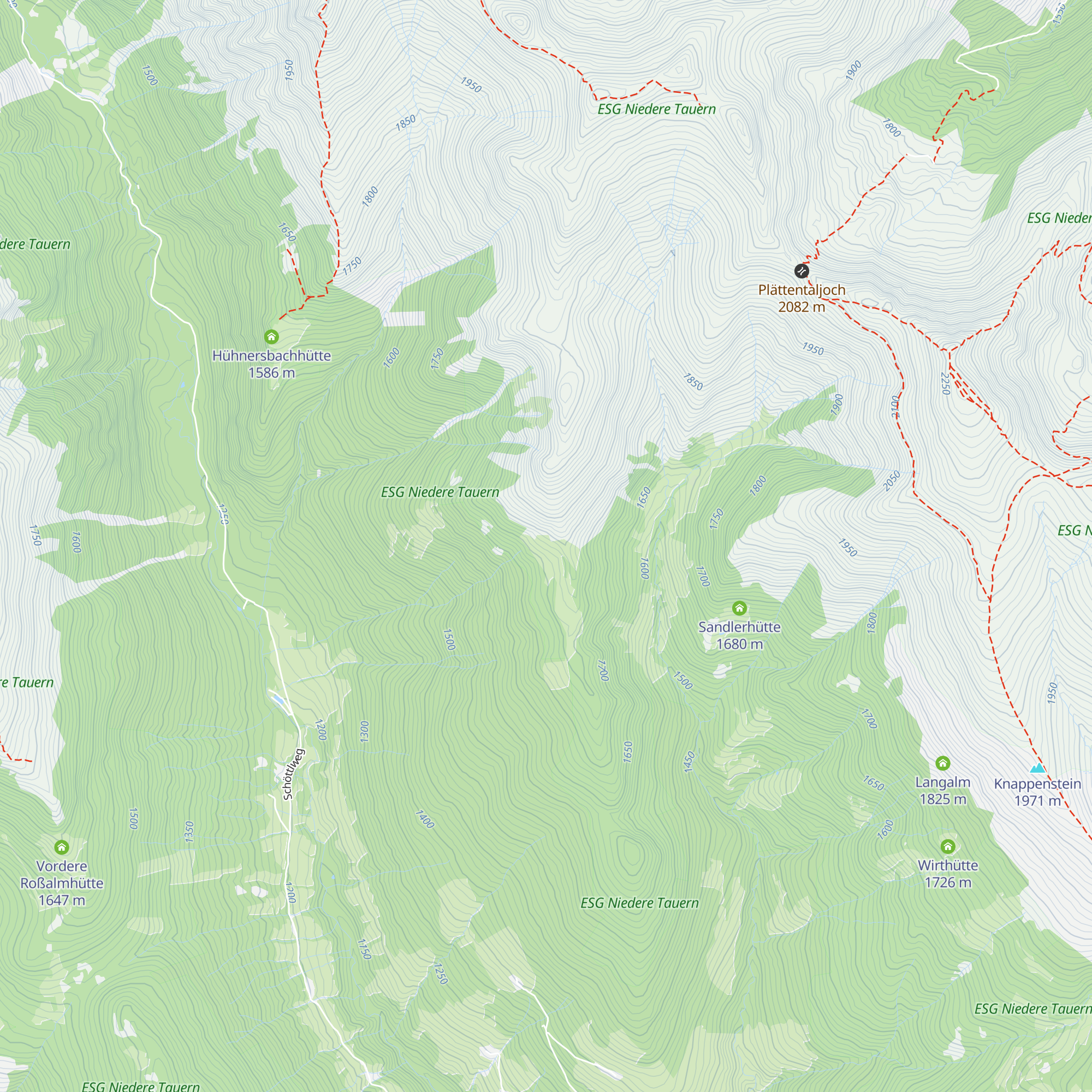 Halserhütte map