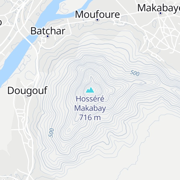 Map of Hosséré Makabay