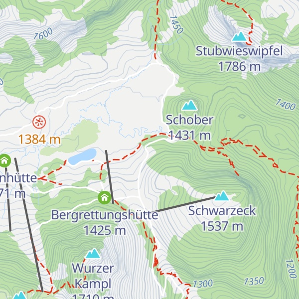 Map of Naturfreundehaus