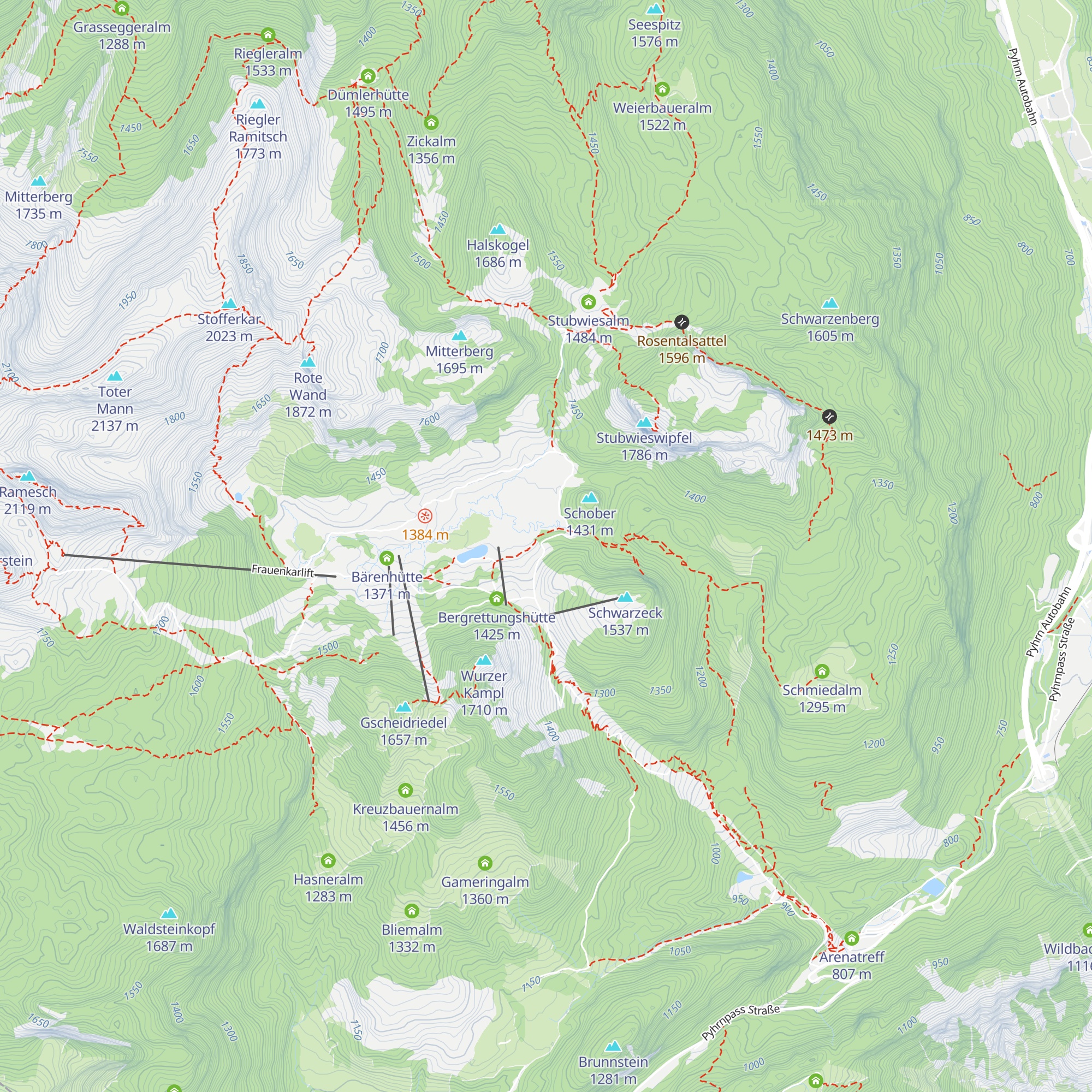 Naturfreundehaus map