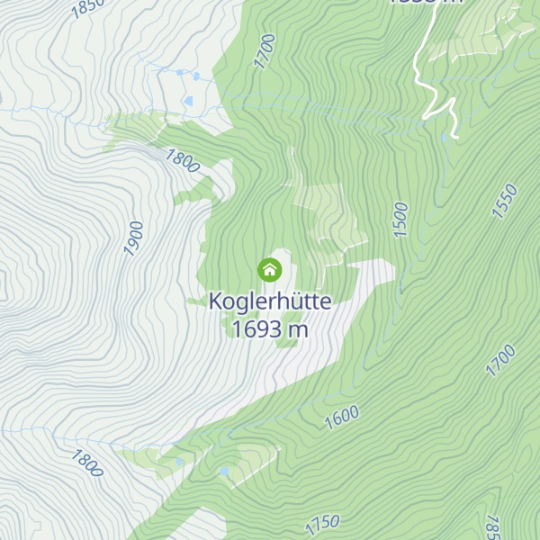 Map of Koglerhütte