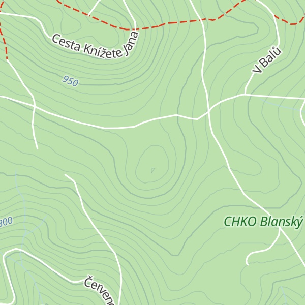 Map of Bílý kámen