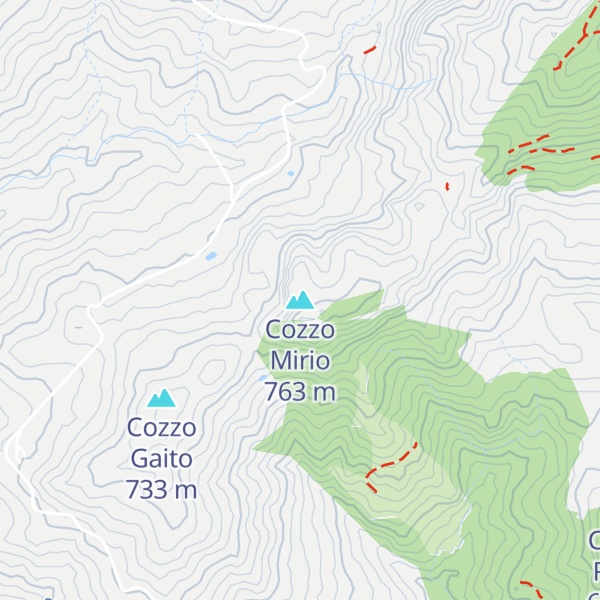 Map of Cozzo Mirio