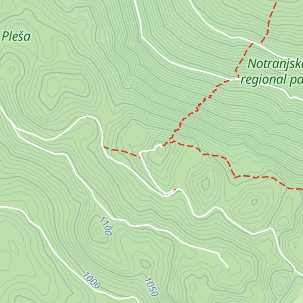 Map of Veliki Javornik