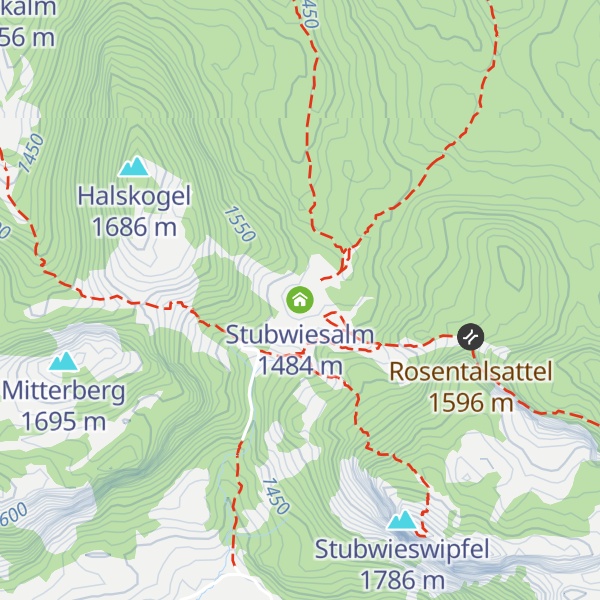 Map of Stubwiesalm