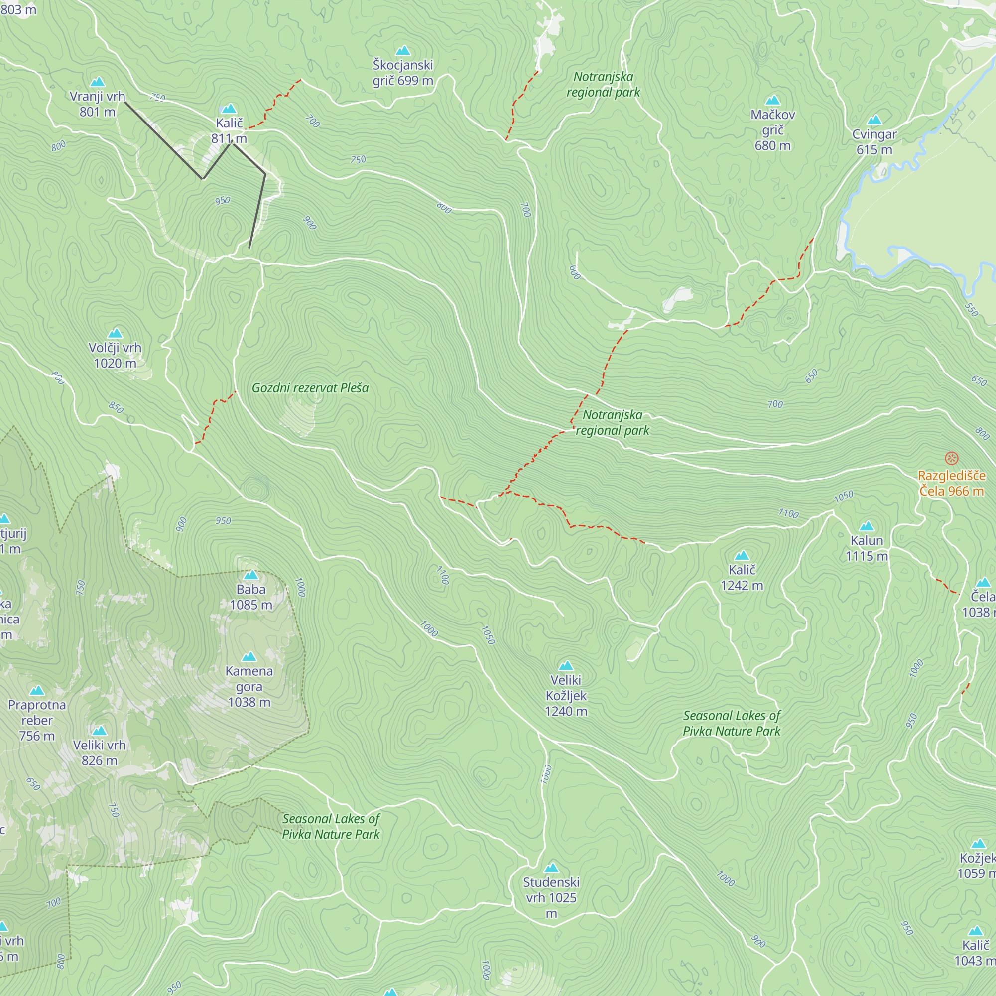 Koča Radioklub Proteus map