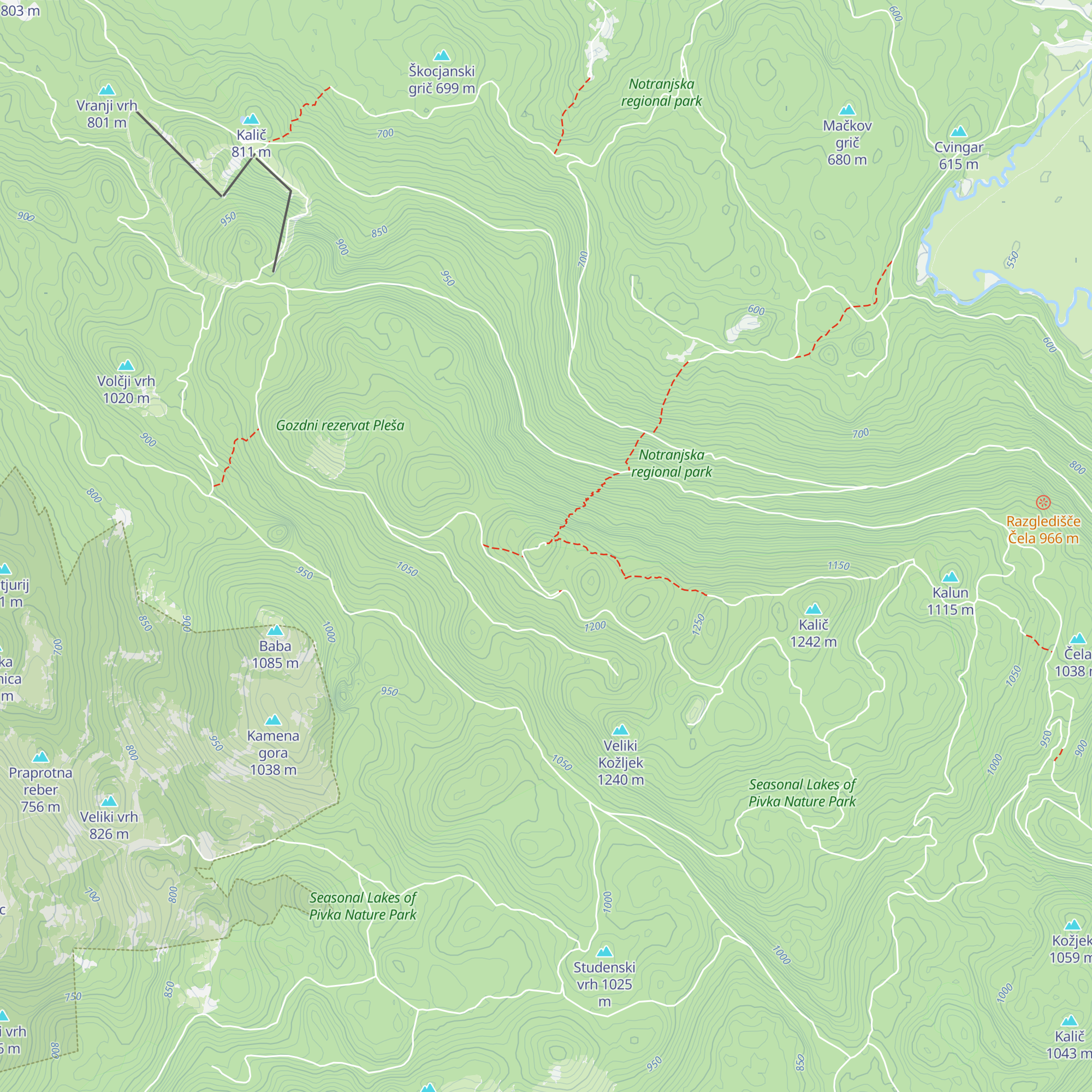Koča Radioklub Proteus map