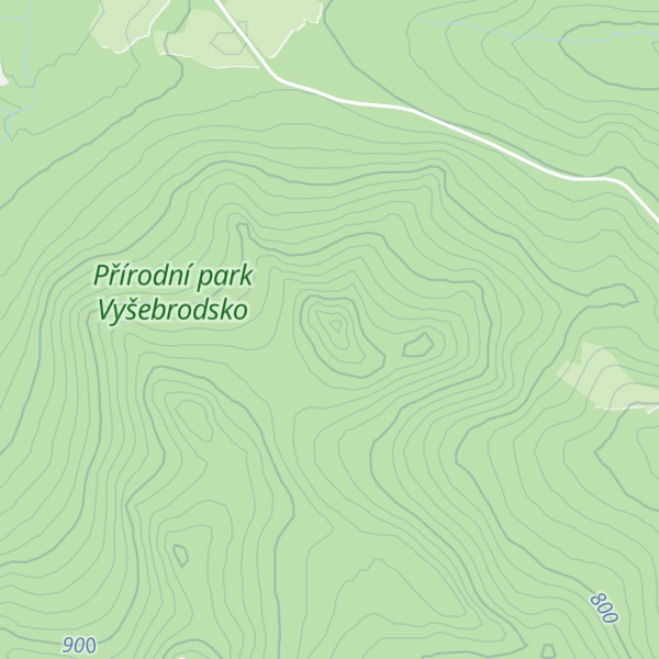 Map of Hradiště