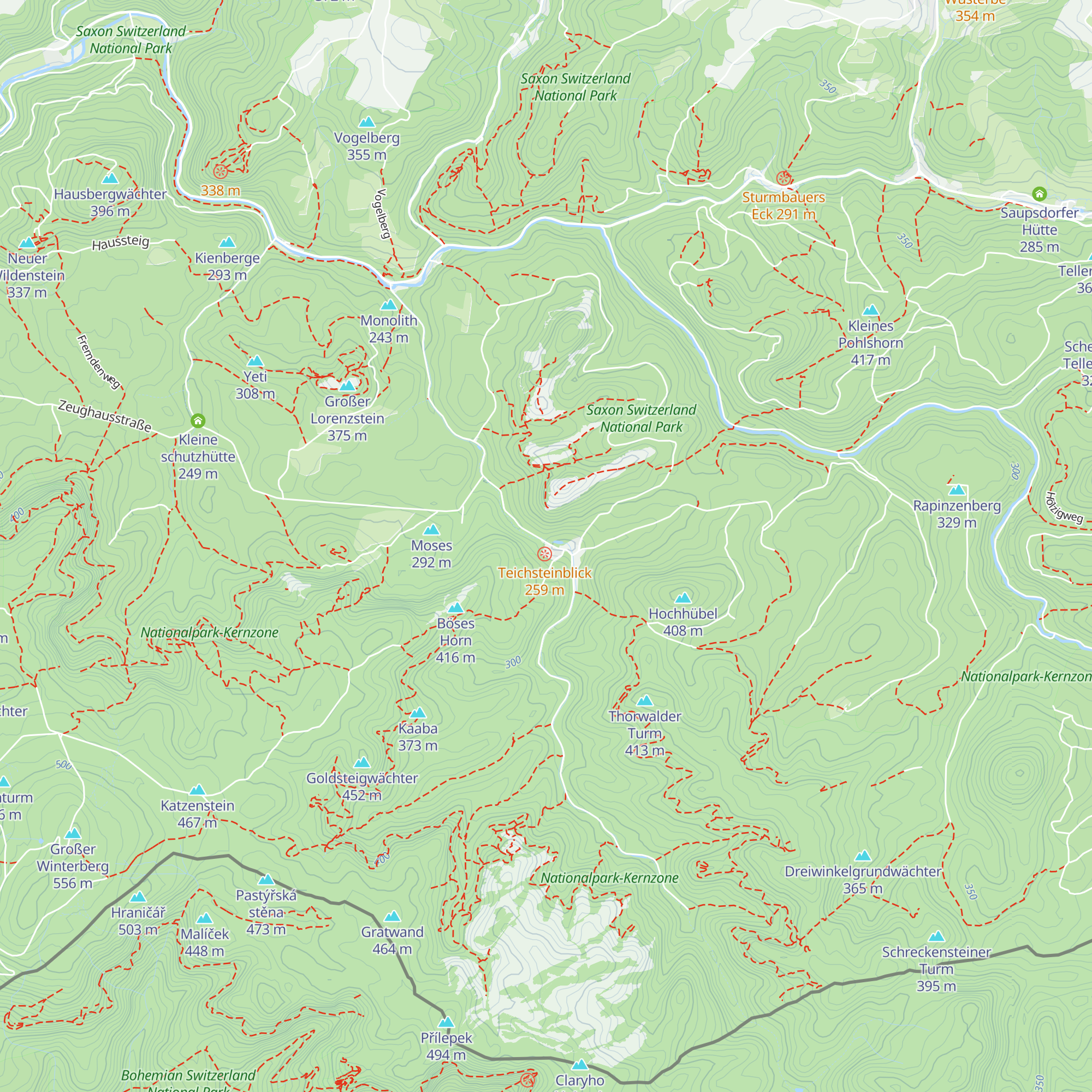 Nationalpark Informationsstelle ZeugHaus map