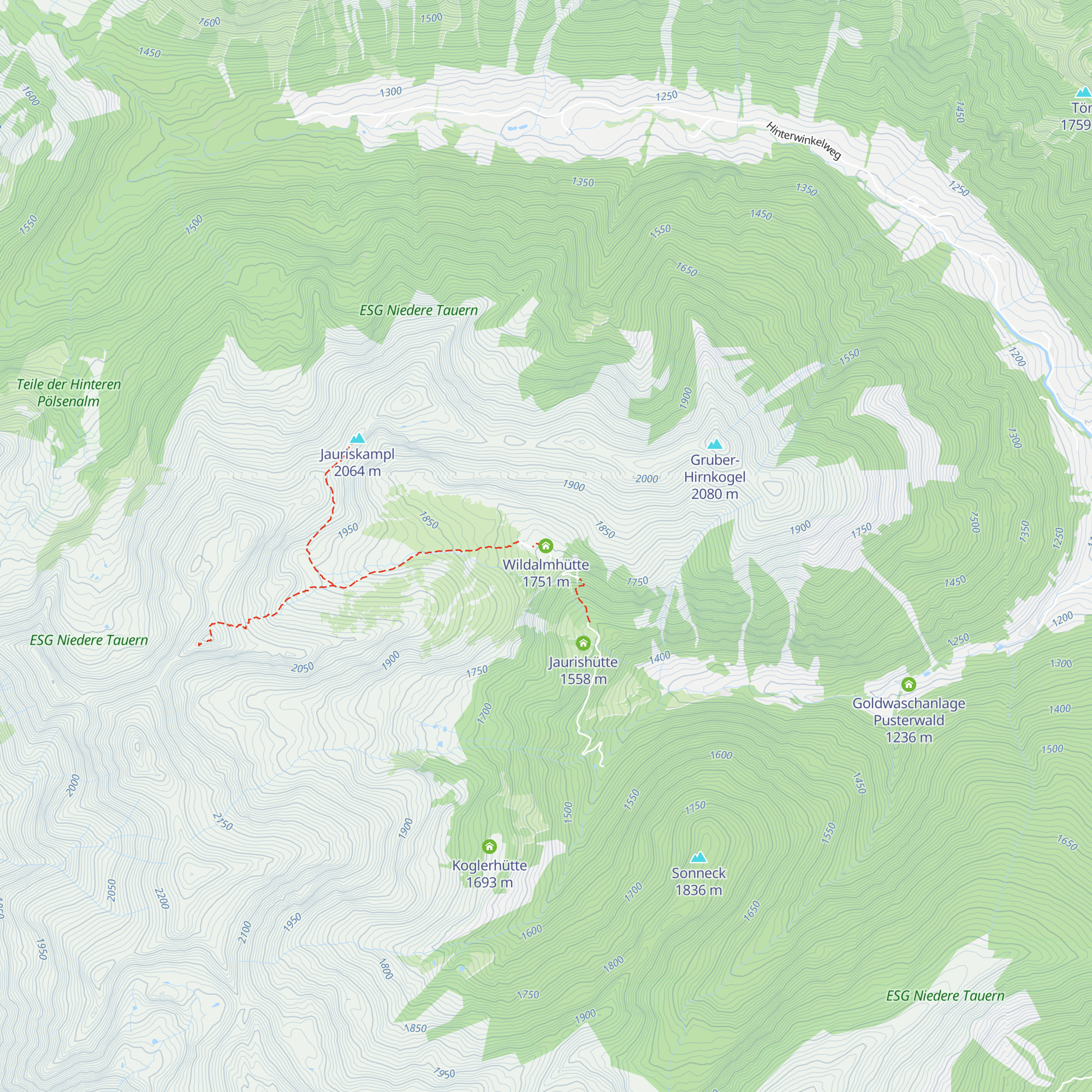 Wildalmhütte map