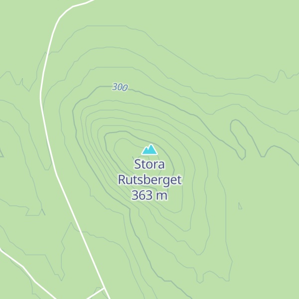 Map of Stora Rutsberget