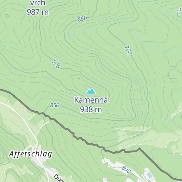Map of Kamenná