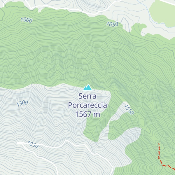 Map of Serra Porcareccia