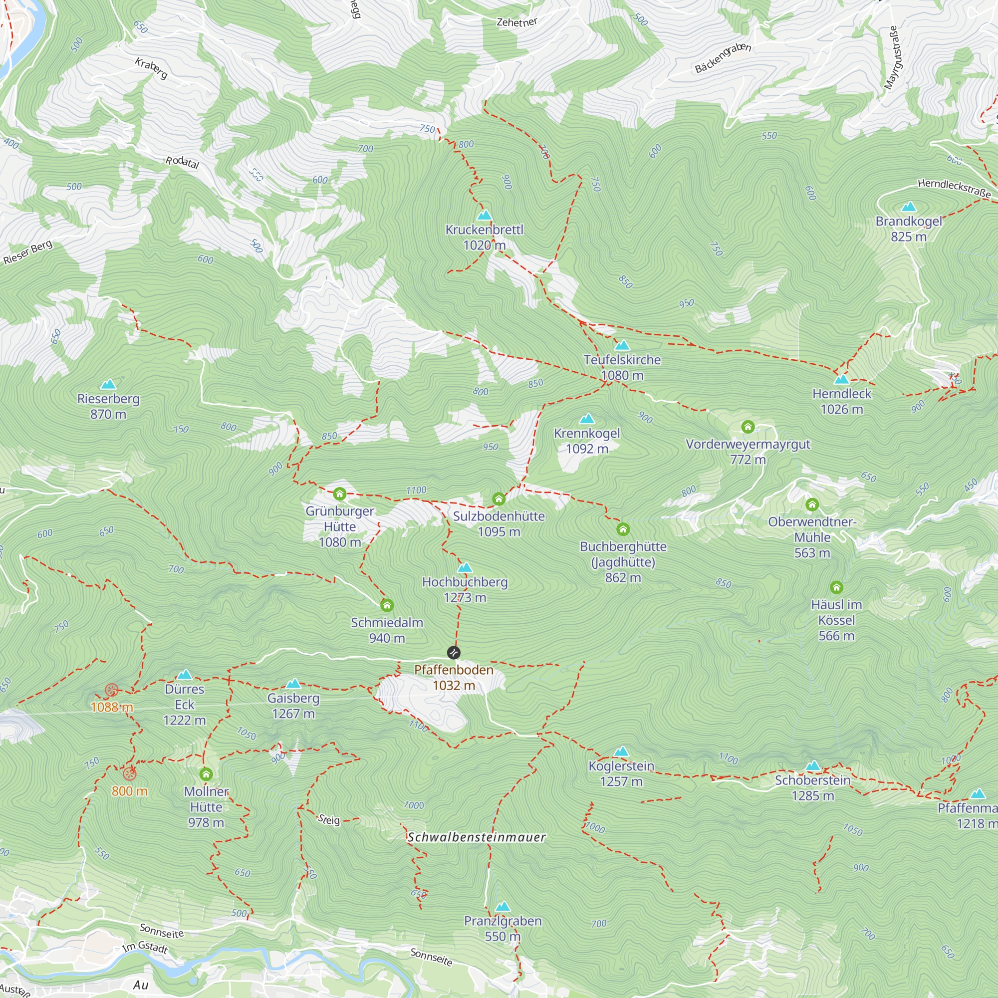 Sulzbodenhütte map