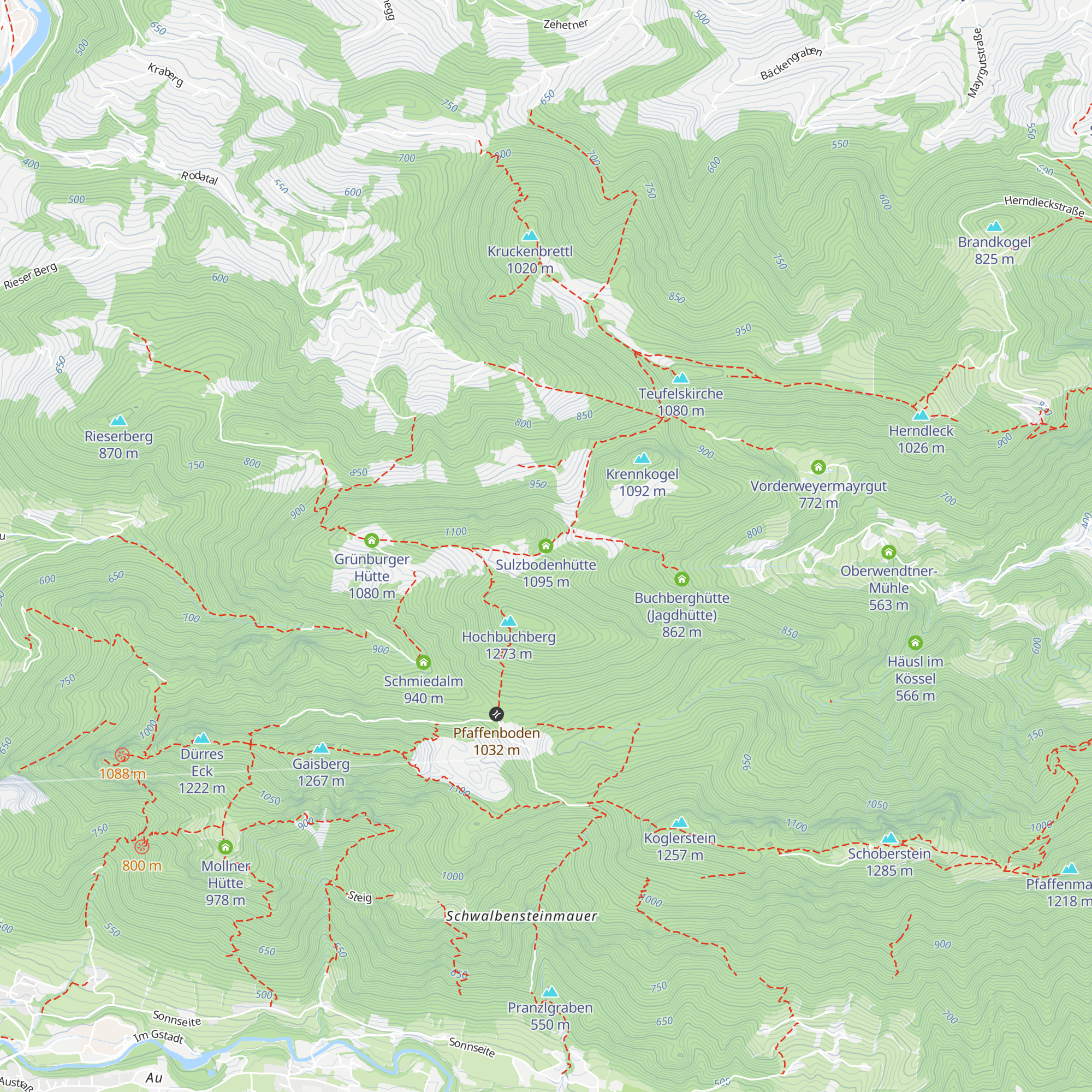 Sulzbodenhütte map