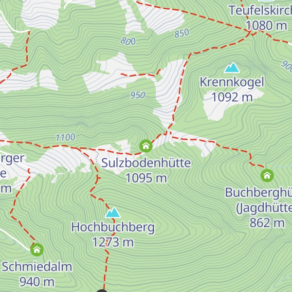 Map of Sulzbodenhütte