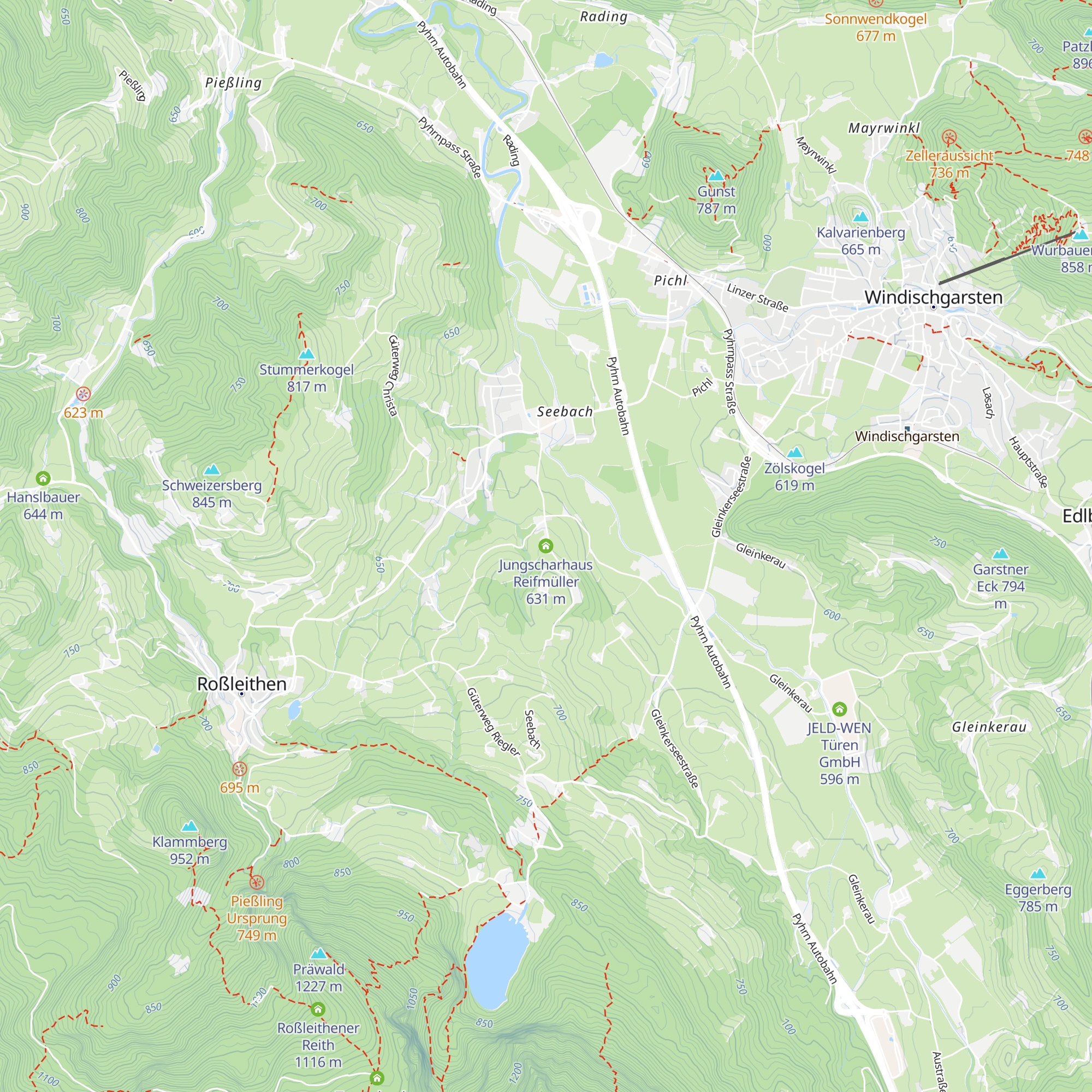 Jungscharhaus Reifmüller map