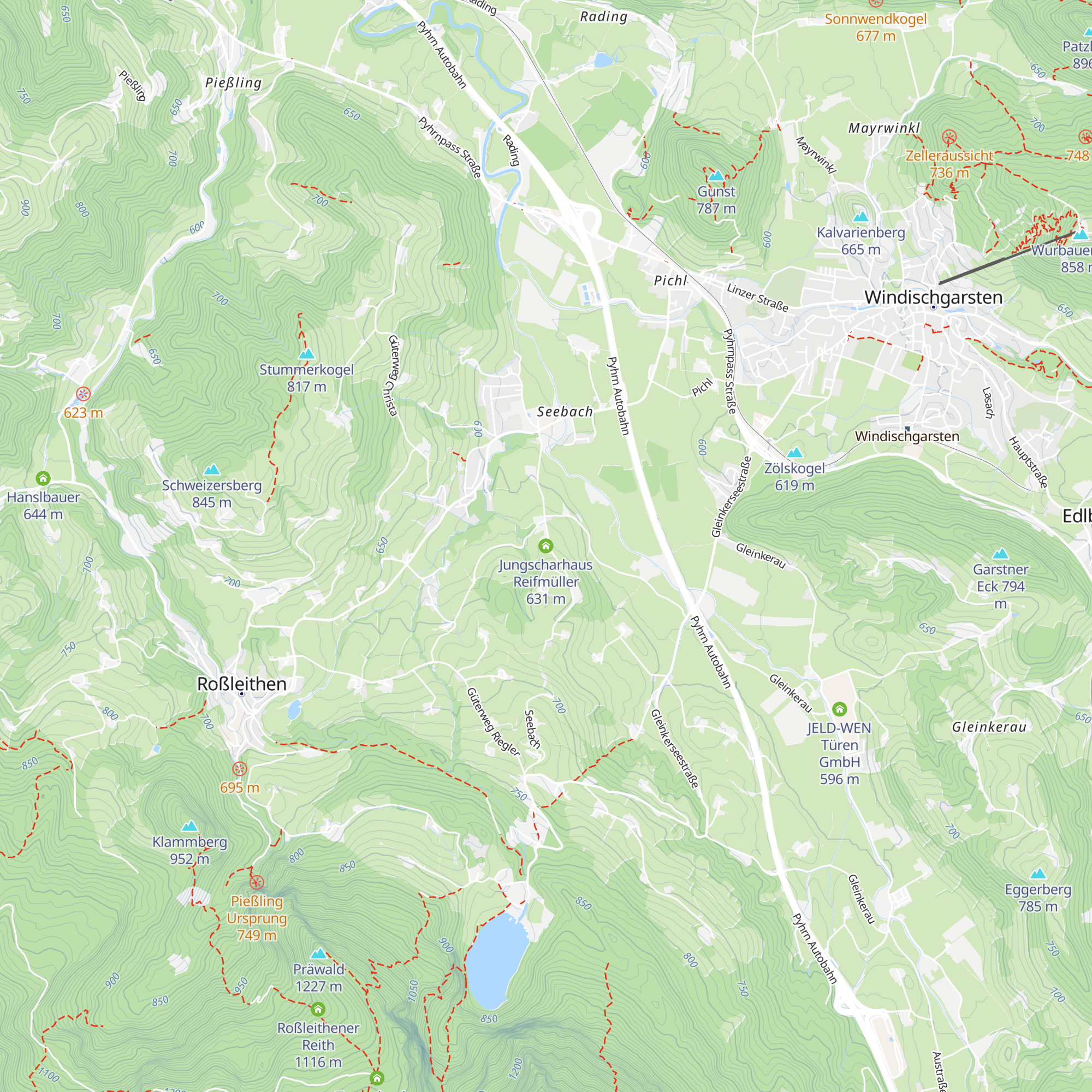 Jungscharhaus Reifmüller map