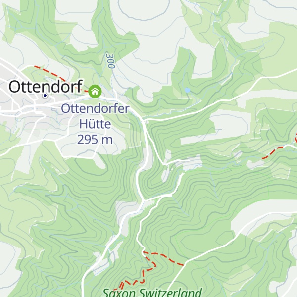 Map of Arnsteiner Hütte