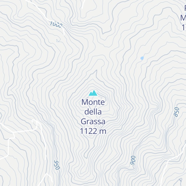 Map of Monte della Grassa